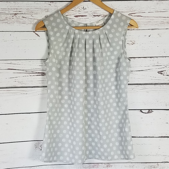 Merona Tops - 5/$25 Merona polka dot sleevless top